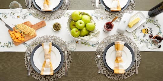 DII® Woven Paper Round Placemats